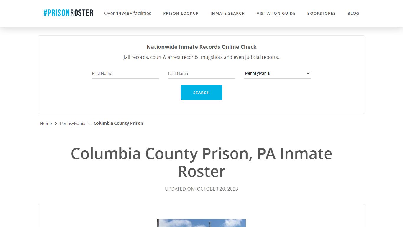 Columbia County Prison, PA Inmate Roster - Prisonroster